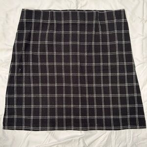 NWT J. Jill Windowpane Plaid Skirt